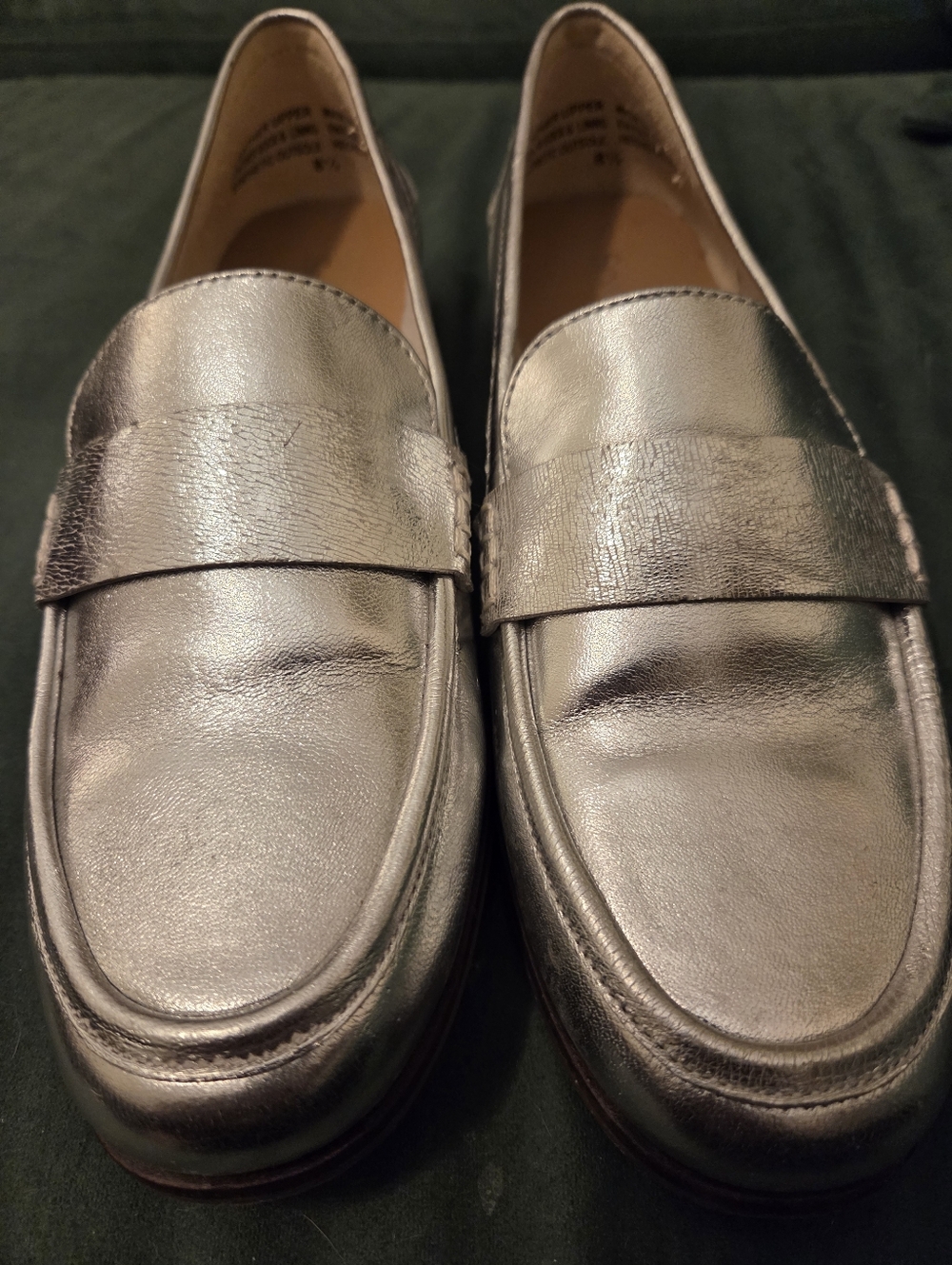 Seychelles Silver Loafers - Sooner Or Later Sz 8.5